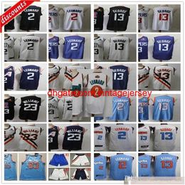 2020 2021 New Basketball 2 Kawhi 13 Paul Leonard George Jersey Cheap Lou 23 Williams Jerseys Black White Blue Short