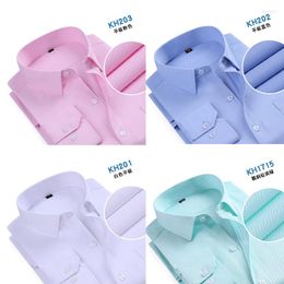 Men's Casual Shirts 2023 Summer Men's Short-Sleeved T-shirt Loose Version Mercerized Cotton Led Shirt Male Breathable