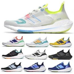 Ultraboost 22 Running Shoes For Mens Woman Sneakers Ultra UB 8.0 Core Black Mint Rush Vivid Red Turbo 2023 Fashion Trainer Size 5 - 12