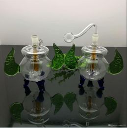 Glass Smoking Pipe Water Hookah Europe and America's best-selling color tripod glass water bottle