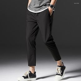 Men's Pants MRMT 2023 Brand Summer Men's Nine Long Trousers Fashion Loose Casual For Male Small Feet Slim Trouser