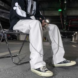 Men's Pants Men Design Personality Hop Casual European Stylish Handsome Popular Vitality Baggy Korean Streetwear All-match Fashion Y2302