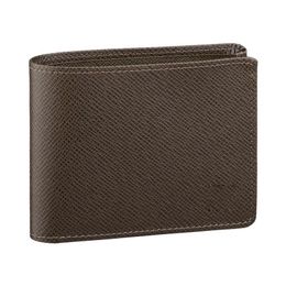 Aber Brand New Multiple Wallet Mens Real Leather Wallets for men M60895 Popular wallets card holder wallet Multiple Short Billfold275w