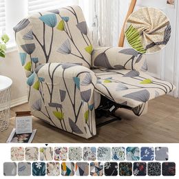 Chair Covers Floral Recliner Sofa Stretch Reclining Slipcovers For Living Room Detachable Lazy Boy Relax Armchair Home Decor 230209