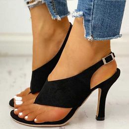 Heels High For Sandals Fashion Shoes 2024 Ankle Strap Heel Zapatos Mujer Summer Footwear Women Pumps T230208 469F4 7F875