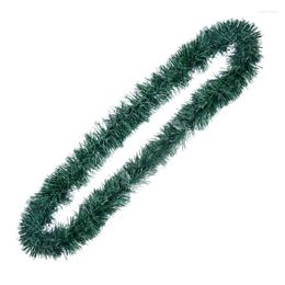 Party Decoration Artificial Christmas Wreath Rattan Vine Greenery Pine Leaves Restaurant Home Desktop Window Mantel 124E