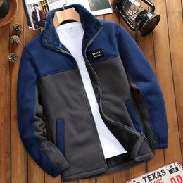 Mens Jackets Autumn Winter Polar Fleece Jacket Men Thermal Tactical Outdoors Sports Coat Militar Softshell Hiking Outdoor Army 230210