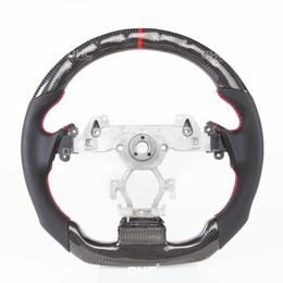 LED Racing Carbon Fiber Steering Wheel for Infiniti G37 WE Car Sport Racing Steering Wheel