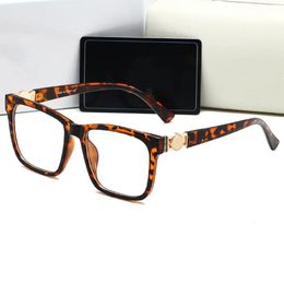 Homens de moda masculina versage óculos de sol óculos de leitura para mulheres tonalidades de grife leopardo clear clássico óculos de sol de óculos clássicos para homens