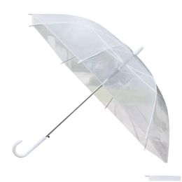 Fans Parasols Stylish Simplicity Bubble Deep Dome Umbrella Apollo Transparent Girl Mushroom Clear Wedding Accessories Drop Deliver Dhgyg