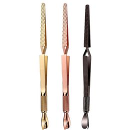 Nail Art Kits Fashion 1Pc Multi-function Cuticle Pusher UV Gel Polish Soak OFF Remover Manic Special Design Tool Manicure