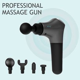 Gun High frequency gun 20 Gears Muscle r Pain Sport Massage Deep Vibration Body Shaping Fitness Relax body 0209