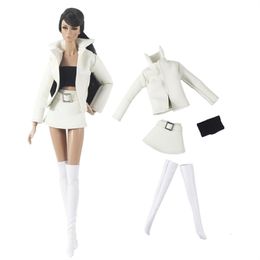 Dolls Handmade White Leather Clothing BABI CLOTHES for 11 5 Inch 30cm Clothes Many Style Gifts Accessories 230209