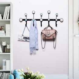 Hangers & Racks Creative Porch Key Hook Wall-mounted Entrance Hall Wall Hanging Clothes Simple Coat