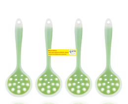 Silicone Turners Not Sticky Pot Philtre Spoon NonStick Silicone Spatula Kitchen Tools