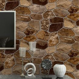 Wallpapers Embossed Stone Pattern Wallpaper Wall Papers Home Decor Living Room Cafe Bar Backdrop Covering Modern