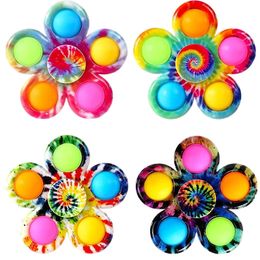 Spinner Pop it Toys Men and Women Decompression Toy Fingertip Gyro Dimples Colored Finger Hand Spinner Anti-stress Relieve Anxiety