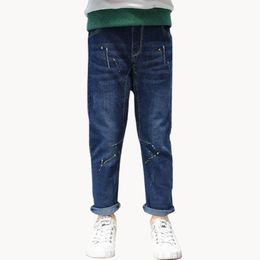 Jeans For Boy Graffiti Boys Pants 2023 Est Kid Spring Autumn Children's Denim Clothing
