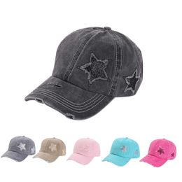Ball Caps One Size Fits All Hats Mens And Womens Star Baseball Hat Fashion Outdoor Adult Sunscreen Peaked Hat Classic Hat G230209