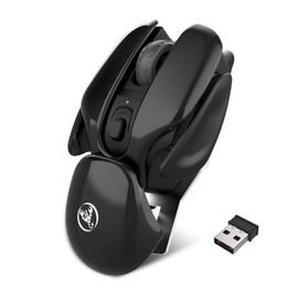 Mice Rechargeable Wireless Mouse Silent Click Design USB for Laptop Notebook Desktop 1600dpi Adjustable 230210