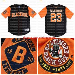 Stitched baseball Big Boy BLACK SOX Custom NLBM Negro Leagues Baseball Jersey Stiched Name Number