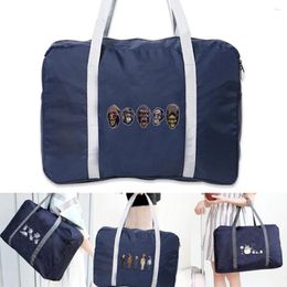 Duffel Bags Portable Travel Bag Women Luggage Business Trip Foldable Organiser Cartoon Pattern Large Capacity Holiday Accessories