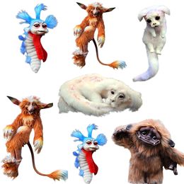 Decorative Objects Figurines Funny Present Plush Doll Worm From Labyrinth Falkor From The Neverending Storey Fuchur Handmade Baby Ludo From Labyrinths Toy#g3 230210