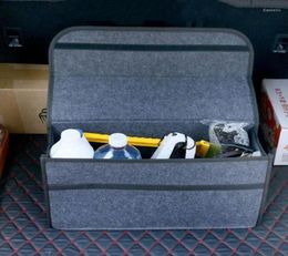 Организатор автомобиля складной пакет для хранения багажника Инструмент серой ковров Организатор инструментов для пробивания