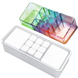 Storage Boxes Moldes Para Resina Rectangle Unique Silicone 3D DIY Resin Epoxy Casting Makeup Holder