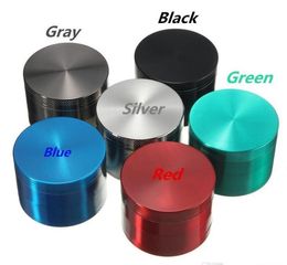 Zinc Alloy 63mm 4 Layer Metal Plate Layer Flat TOBACCO GRINDER Four Manual Grinding Device