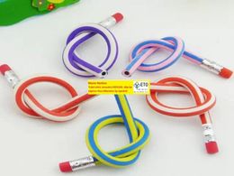 Fedex DHL2015 New Creative Stationery Magic Soft Pencil Flexible Plastic Pencil Easily Bend Pencil500pcslot