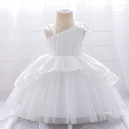 Clothing Sets Christmas Vestidos 2023 Baby Girl Party Dress Sleeveless Camisole Princess For Girls Bow Decoration Evening Dres S 0-5