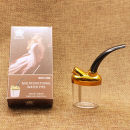 Tubería de humo tubería de fumar mini filtro de hookah tuberías de agua de agua filtros de cigarrillo de tabaco gadgets para hombres talla de bolsillo de regalo shisha shisha