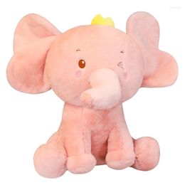 Pillow 60cm Adorable Elephant With Crown Of Fur