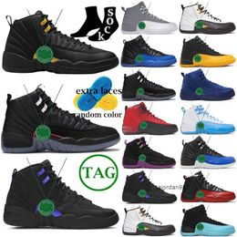 2023 Men Basketball Shoes 12s Stealth Playoffs 2022 Royalty Black Taxi Utility Indigo Reverse Flu Game Reverse Concord 12 Mens Trainers Outdoor