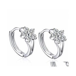 Charm Snowflake Clip Earrings For Women Crystal Earcuff Fashion Jewellery Ear Buckle Cuff Earing Drop Delivery Dhwk6