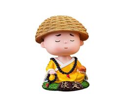 Украшения интерьера танцы игрушки Monk Car Dashboard Ornament Home Offic