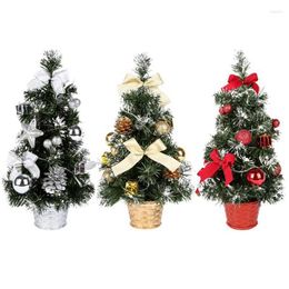 Christmas Decorations Tabletop Decoration Tree | 40CM Tall With LED Lights For Home Year Desktop