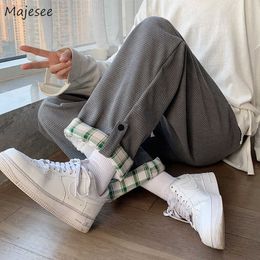 Men's Pants Men Ins Fashion Design Teens All-match Preppy Style Stylish Streetwear Popular Casual Trendy Ulzzang Handsome Daily Y2302