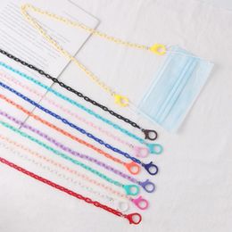 Chains Colorful Mask Chain Anti-lost Face Cover Lanyard Glasses Strap Necklace For Women Long Holder Jewelry