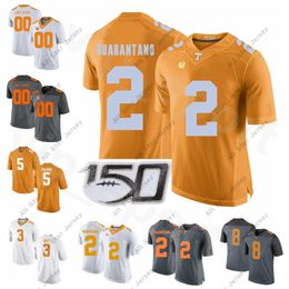 American College Football Wear NCAA Tennessee Volunteers College Football 2 Jarrett Guarantano Jersey 8 Ty Chandler 3 Eric Gray 5 Josh Palmer 7 Brandon Johnson Size S