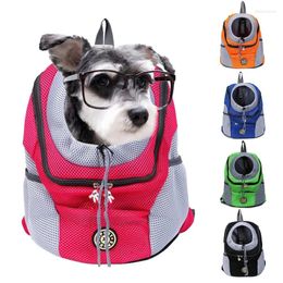 Dog Car Seat Covers Venxuis Out Double Shoulder Portable Travel Backpack Outdoor Pet Carrier Bag Front Mesh Head