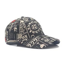 Ball Caps New Baseball Caps for Men Cap Streetwear Style Women Hat Snapback Graffiti Casual Cap Casquette Dad Hat Hip Hop Cap G230209