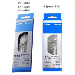Bicycle 11 Speed Bike s HG601 HG701 HG901 MTB Chain 116L Ultralight 11V Current for M7000 M8000 M9000 0210