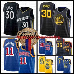 2022 New Patch Basketball Jerseys 30 33 11 Best State Pink Stephen Curry James Wiseman Klay Thompson