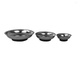 Bowls Tray Parts Bowl Tool Arrival Circle Stainless Steel Magnetic Nuts Bolts Screws Part Plate Silver Sale