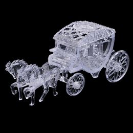 Gift Wrap 12 Pieces Crystal Horse Carriage Candy Boxes Party Favour Baby Shower with Favours Celebrations 230209