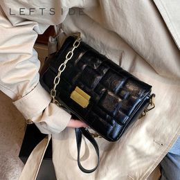 HBP Crossbody Bags for Women 2023 Winter New In Trends Handbags and Purses The Latest Small Chain Leather Stitch Flap Bag