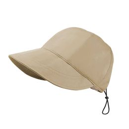 Ball Caps Summer foldable Fisherman Hat Quick-drying Material Sun Hats for Women Beach sunscreen Anti-ultraviolet Outside Hat Baseball Cap G230209