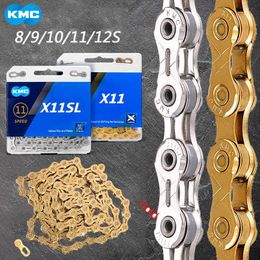 s KMC 11V 8/9/10/11/12 Speed Bicycle Ultralight Road Bike Chain X8 X9 X10 X11 X12 Current 12v Mtb Fit Shimano 0210